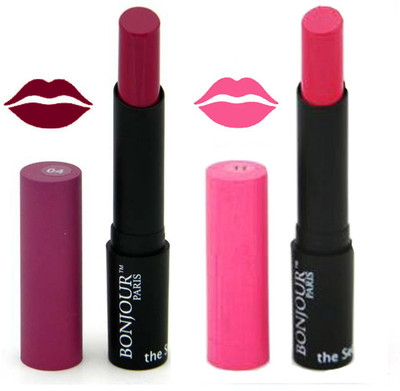 

Color Fever Creamy Matte Lipstick Combo 4-11(Multicolor,, 8 g)