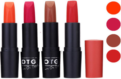

OTG 9 to 5 Lipstick Set Pack Of 4(shade - 00022)