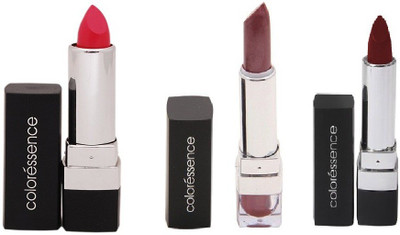 

Coloressence (CODE-75)-(CODE-62)-(CODE-50) Packof3 Mesmerising Lip Color(Multi, 4 g)