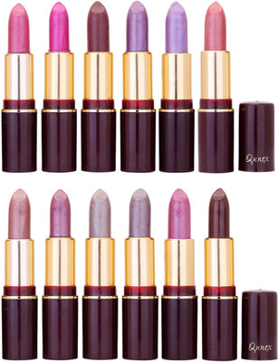 

Qunex Rich Colour Lipstick Wholesale Combo 1105201606(Multicolor,, 48 g)