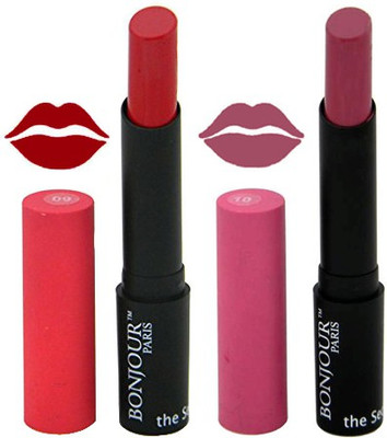 

Bonjour Red+Pink Color Combo 1023(Multicolor,, 7 g)