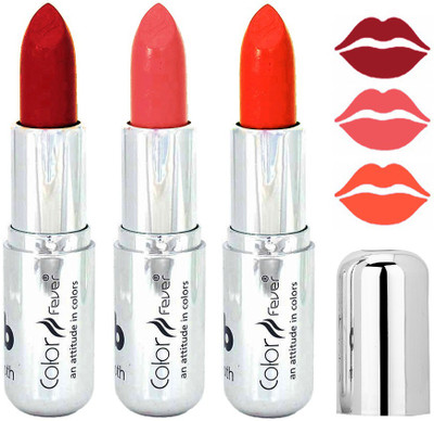

Color Fever Indian Red Color Lipstick 1642016250(Multicolor,, 12.6 g)