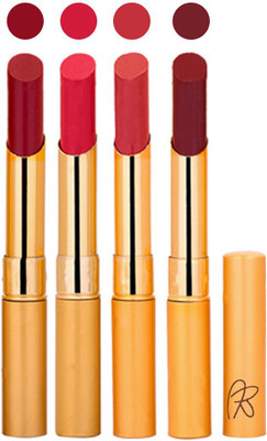 

Rythmx Creamy Matte Long Lasing Premium Lipstick (Raddish Maroon, Pink, Coral, And Brown Lip Colors)(Raddish Maroon, Pink, Coral, Brown, 8.8 g)