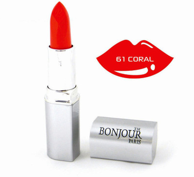 

Bonjour Paris Hot Orange Silver Lipstick(Orange, 4 g)