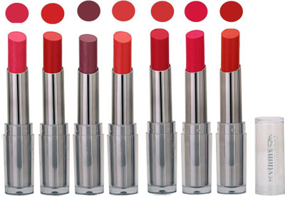 

Rythmx Color Blast Super Stay Lipstick Combo (Pack of 7, in Perfect Sade)210(Red)