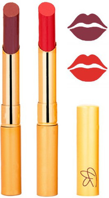 

Rythmx Brown+Pink Color Lipstick Combo 217(Multicolor,)