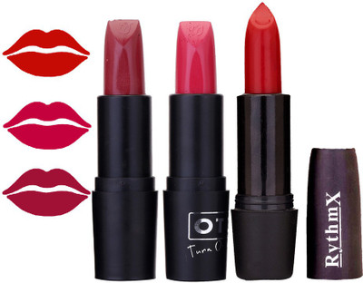 

Rythmx OTG Burgundy Wine,Pink,Rose Red Colour Shades Lipstick(1294 Multicolor)