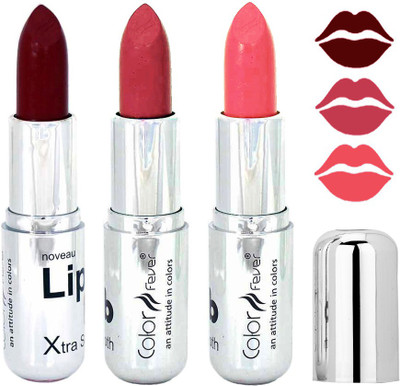 

Color Fever Peach Lipstick Combo 1204201629(Multicolor,, 12.6 g)