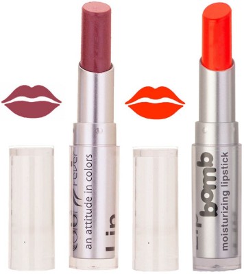 Flipkart - Color Fever Hot Creamy Matte Girls Lipstick 245(Neon, Mauve, 6.4 g)
