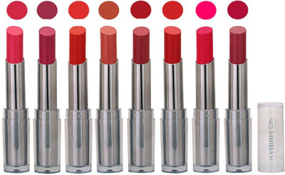 

Rythmx Rich Shades Smooth Matte Lipstick (Pack of 8) 563(Peach)
