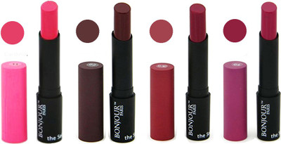 

Bonjour Paris Color Cap Combo 050216 5 B(Magenta, wine, Brown, Wild Rose, 14 g)