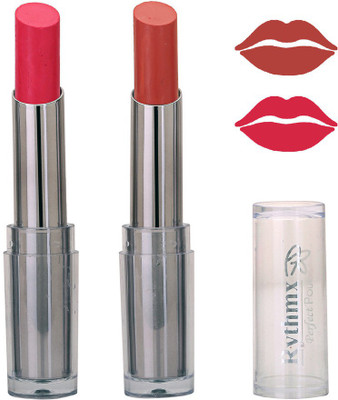 

Rythmx Imported Pure Creamy Matte Gajri Red, Peaches Brown Lipstick(Multicolor,)