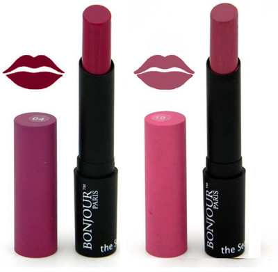 

Color Fever Creamy Matte Lipstick Combo 4-10(Multicolor,, 8 g)