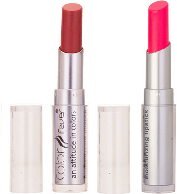 Color Fever Creamy Matte Limited Offer77160221Peach, Neon Lipstick Set(Peach, Neon, 6.4 g)