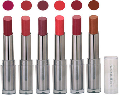 

Rythmx Color Show Creamy Matte Lipstick (Pack of 6) 520(Shade-103)