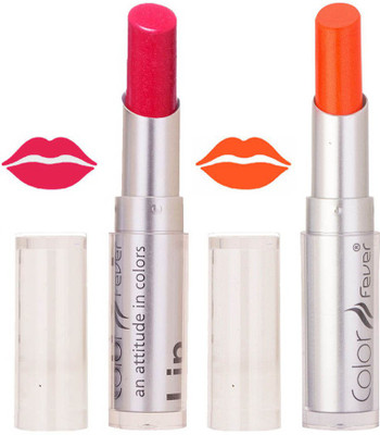 

Color Fever Creamy Matte profissional77160388Pink, Neon Orange Lipstick(Pink, Neon Orange, 6.4 g)