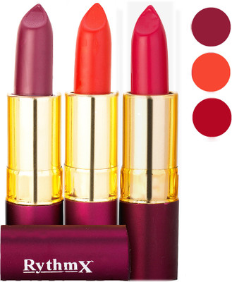 

Rythmx Matte Lipstick Combo 429 433 435(Multicolor,)