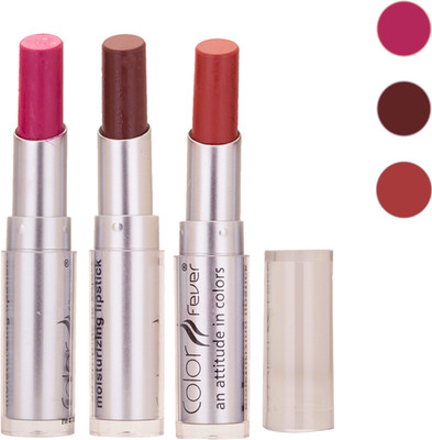 

Color Fever New Delhi Girls Selected Color Lipstick 132(Purple, Brown, Brick, 9.6 g)