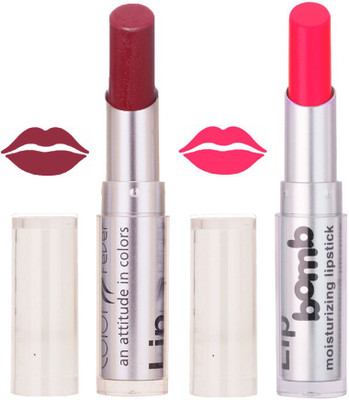 

Color Fever Creamy Matte profissional77160026Maroon,Neon Pink Lipstick(Maroon, Neon Pink, 6.4 g)