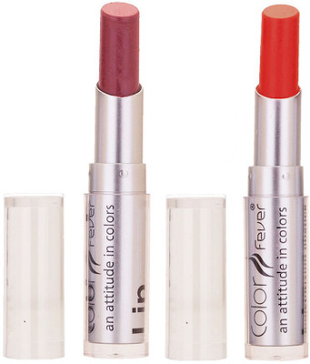 

Color Fever Creamy Matte Limited Offer77160233Mauve, Orange Lipstick Set(Mauve, Orange, 6.4 g)