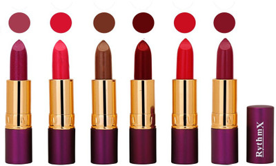 

Rythmx Long Lasting Lipstick (Pack of 6) 1830(Sahde-0133)
