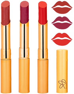 

Rythmx Super Slim Multicolor Matte Lipstick Combo 344(Multicolor,)