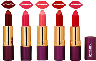 

Rythmx Matte Lipstick (Pack of 5, New Shades)891(Sahde-641)