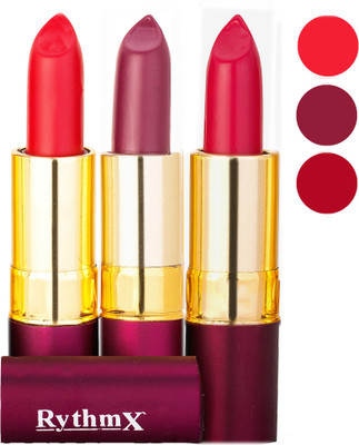 

Rythmx Matte Lipstick Combo 413 429 435(Multicolor,)