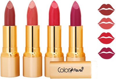

Color Fever Exclusive Long Lasting Intense Wear Matte Lipstick (Multicolor) 87(Mauve, Peach, Neon, Purple, 16.8 g)