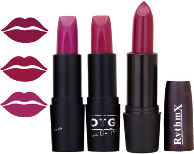 

Rythmx OTG Fancy Charming Pink,Loutas Pink,Wine,Colour Shades Lipstick 5(Multicolor,)