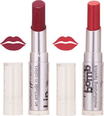 

Color Fever Creamy Matte profissional77160016Maroon,Brick Orange Lipstick(Maroon, Brick Orange, 6.4 g)