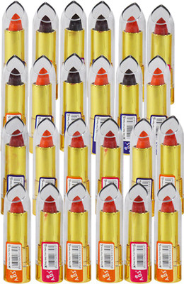 

ADS Cinema 24H Moisturized Lipstick Pack Of 24(Free Kajal, 4 g)