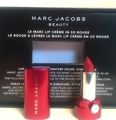 

Marc Jacobs Beauty Le Marc Lip Cr Me - Deluxe Travel Size(Red, 6 g)