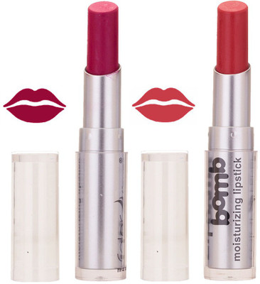 

Color Fever Creamy Matte profissional77160330Purple, Orange Lipstick(Purple, Brick Orange, 6.4 g)