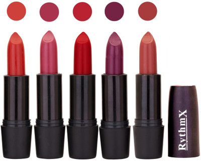 

Rythmx Hi-Defination Matte Lipstick (Pack of 5) 2157(Multicolor,, 20 g)