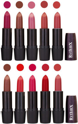 

Rythmx Lipstick Wholesale Rate All Color Combo Set(Shade - 41)
