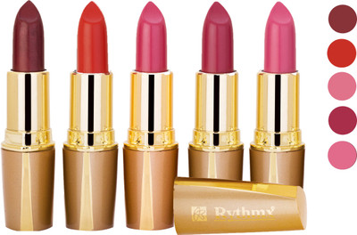 

Rythmx Creamy Matte Lipstick 2207201645 Light Red, Neon Pink, Brown, Light Brown, Pink Lipstick(Brown, Purple, Maroon, Red, 20 g)