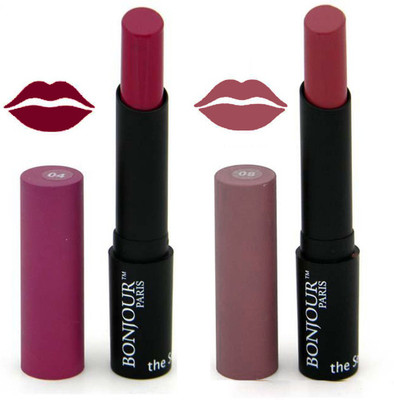 

Color Fever Creamy Matte Lipstick Combo 4-8(Multicolor,, 8 g)