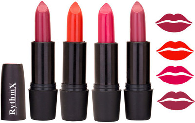 

Rythmx Rich Cream Mehroon,orange ,mazanta,mauve Shades Lipstick(Maroon,orange ,pink 19, 16 g)