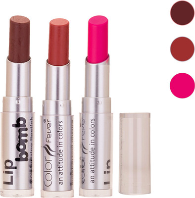 

Color Fever New Delhi Girls Selected Color Lipstick 192(Brown, Brick, Neon Pink, 9.6 g)
