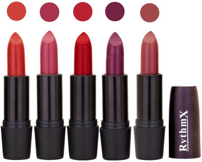 

Rythmx Hi-Defination Matte Lipstick (Pack of 5) 2181(Multicolor,, 20 g)