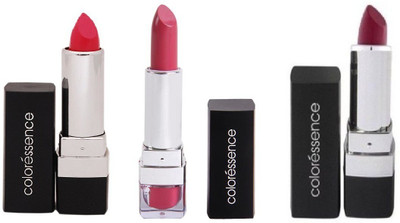 

Coloressence (CODE-75)-(CODE-7)-(CODE-11) Packof3 Mesmerising Lip Color(Multi, 4 g)