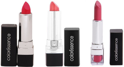 

Coloressence (CODE-75)-(CODE-45)-(CODE-7) Packof3 Mesmerising Lip Color(Multi, 4 g)