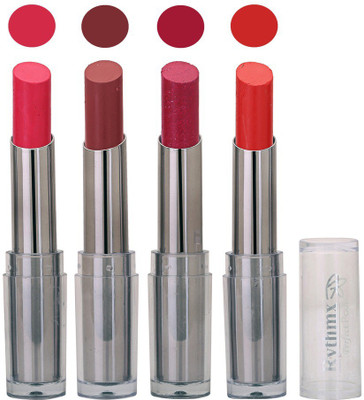 

Rythmx Lipstick in Pink,Mauve,Shimmer,Orange Pack of 4(Multicolor)