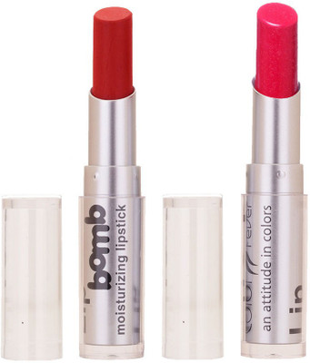 

Color Fever Creamy Matte Limited Offer77160369Brick Red, Pink Lipstick Set(Brick Red, Pink, 6.4 g)