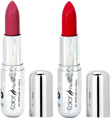 

Color Fever Creamy Matte Neon Red Lipstick-24822(Mauve, Neon Red)