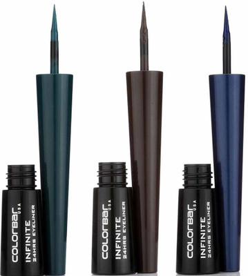

Colorbar infinite eyeliner brown blue green pack of 3(002/003/004)