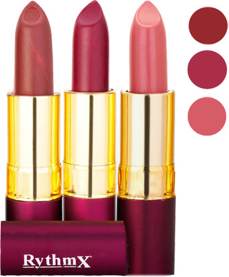 Rythmx Matte Lipstick Combo 416 421 436(Multicolor,)