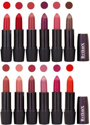 

Rythmx Lipstick Wholesale Rate All Color Combo Set(Shade - 70)