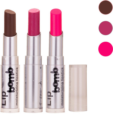 

Color Fever New Delhi Girls Selected Color Lipstick 129(Brown, Purple, Neon Pink)